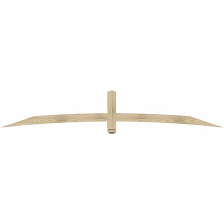 Ekena Millwork Bellingham Rough Sawn Timber Gable Bracket, Douglas Fir, 108"W x 18"H x 4"D x 4"F, 4/12 Pitch GBW108X18X0404BEL00RDF